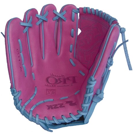 SSK Pro Custom 11.75" Pitcher/Infield Glove Pink/Colombia Blue LHT