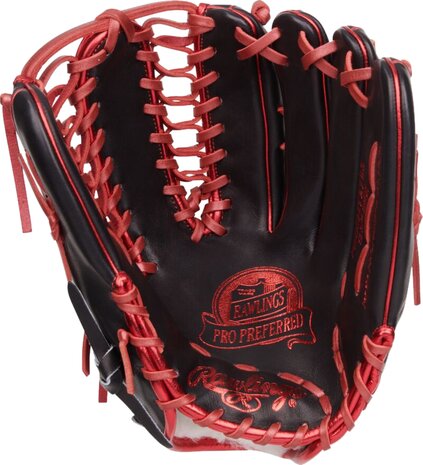 Rawlings Pro Preferred Mike Trout 12.75" Outfield Glove Black/Gray RHT