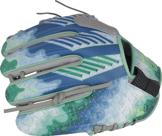 Rawlings REV1X Francisco Lindor 11.5" Infield Glove Grey/Green/Blue RHT