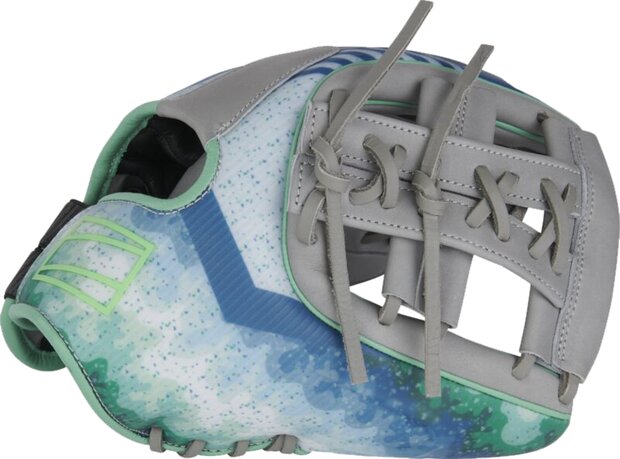 Rawlings REV1X Francisco Lindor 11.5" Infield Glove Grey/Green/Blue RHT