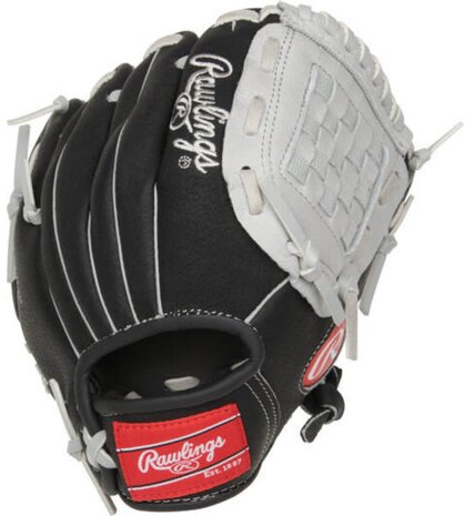 Rawlings Sure Catch 9.5" Youth Glove Black/Grey RHT