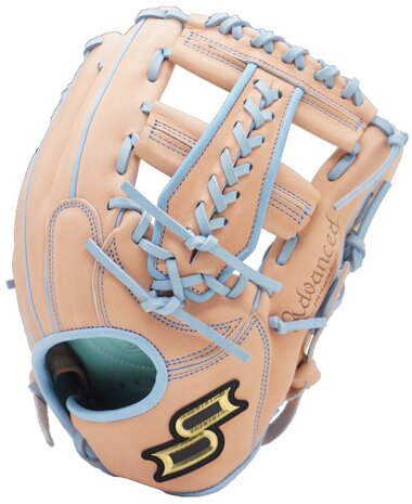 SSK Advanced 11.5" Infield Glove Salmon/Colombia Blue RHT