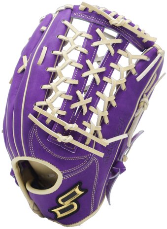 SSK Advanced Softball 13" Outfield Glove Purple/Camel RHT