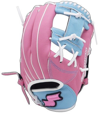 SSK Hero's Story 10.75" Youth Infield Glove Pink/Colombia Blue RHT