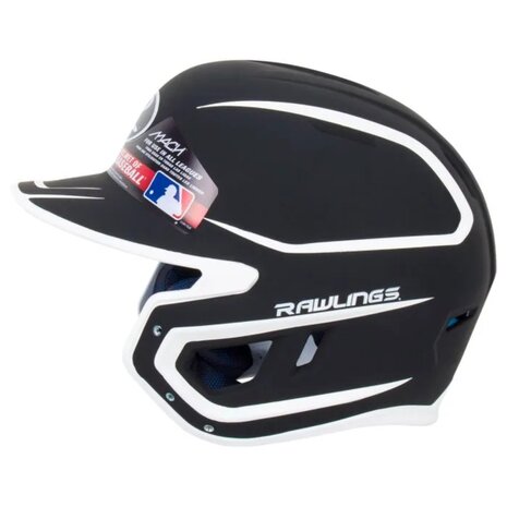 Rawlings Mach Matte Batting Helmet Black/White