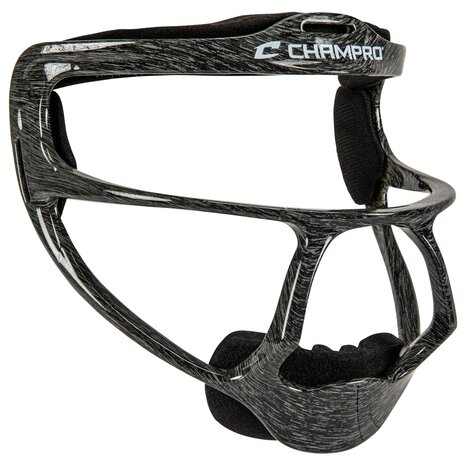 Rampage Softball Fielder's Facemask Heather Black