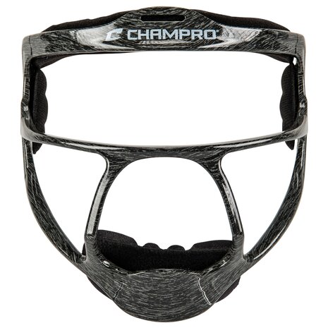 Rampage Softball Fielder's Facemask Heather Black