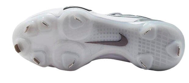 Nike Trout 9 Elite Grey Metal Cleats