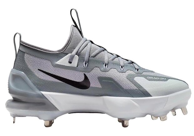 Nike Trout 9 Elite Grey Metal Cleats