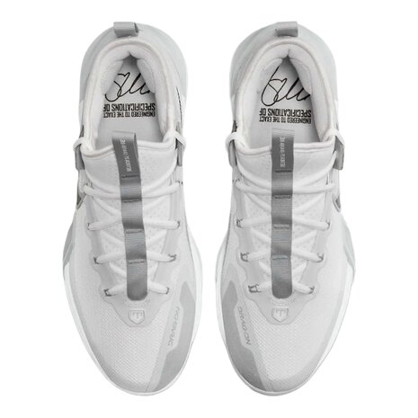 Nike Trout 9 Elite White Metal Cleats