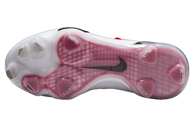 Nike Trout 9 Elite Scarlet Metal Cleats