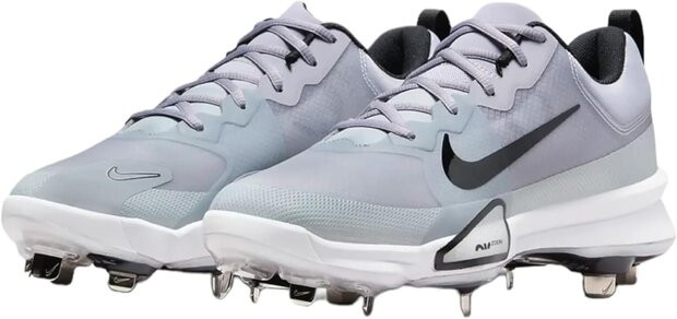 Nike Trout 9 Pro Grey Metal Cleats