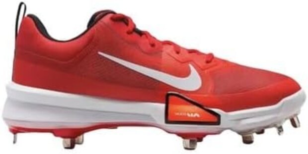 Nike Trout 9 Pro Scarlet Metal Cleats