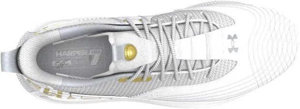 Under Armour Harper 7 Elite White  Low Rubber Cleats