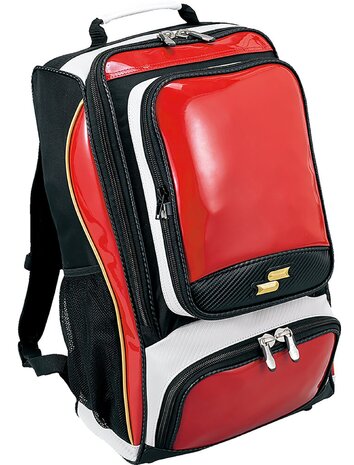 SSK ProEdge Enamel Backpack Red/Gold