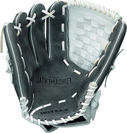 Easton Fundamental 12.5" Outfield Glove White/Grey/Teal LHT