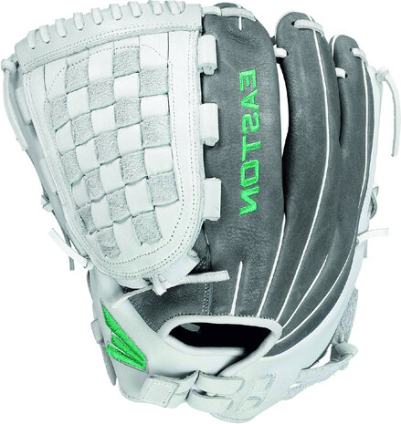 Easton Fundamental 12.5" Outfield Glove White/Grey/Teal LHT