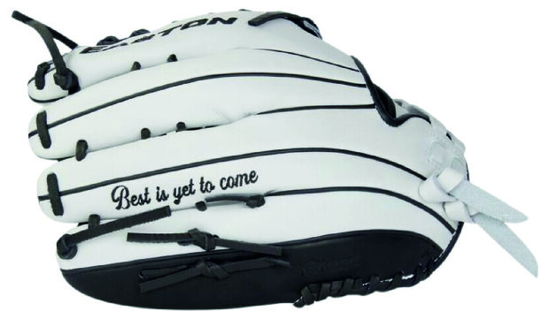 Easton Signature Series Haylie McCleney 12.75" Outfield Glove White/Black RHT