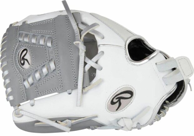 Rawlings Liberty Advanced Softball 12" Infield Glove White/Silver LHT