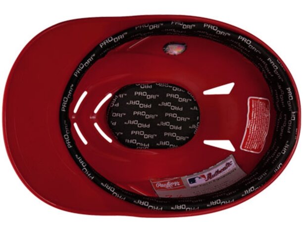 Rawlings CoolFlo Sized Coach/Catcher Helmet Scarlet