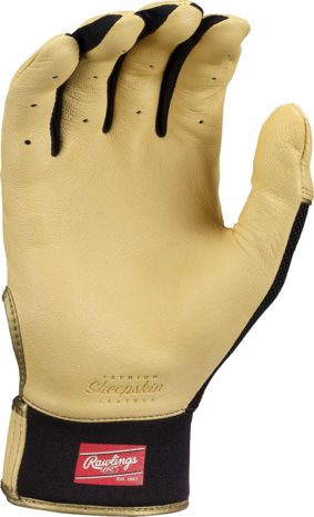 Rawlings Pro Preferred Batting Gloves Camel/Black