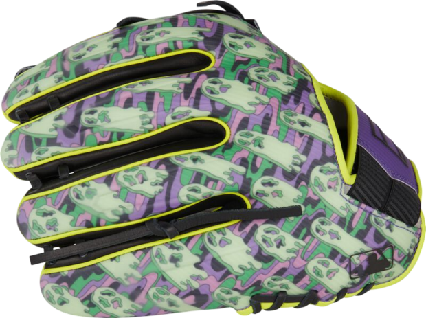Rawlings REV1X Limited Edition Halloween 11.75" Infield Glove Grey/Ghost Pattern RHT