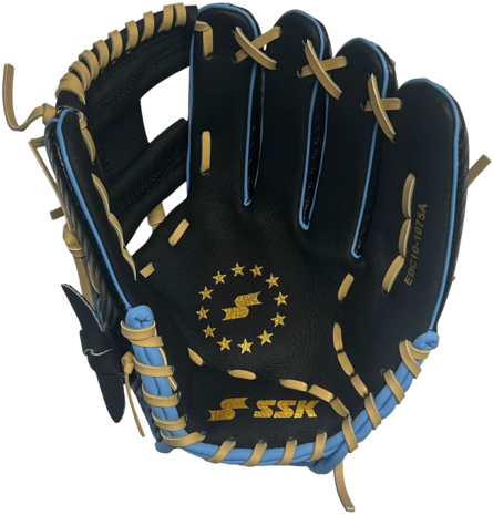 SSK EBC10 10.75" Youth Glove Black/Blue RHT