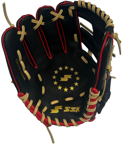 SSK EBC10 10" Youth Glove Black/Red LHT