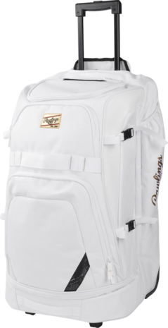Rawlings Gold Collection Wheeled Bag White