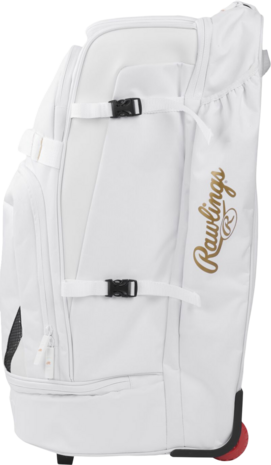Rawlings Gold Collection Wheeled Bag White