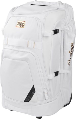 Rawlings Gold Collection Wheeled Bag White