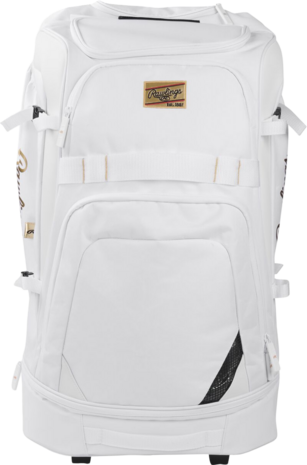 Rawlings Gold Collection Wheeled Bag White