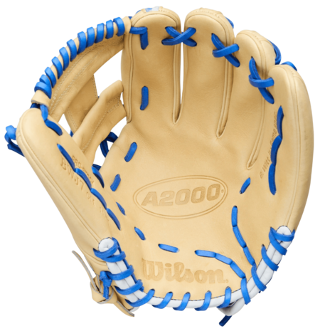 Wilson A2000 Bobby Witt Jr. 11.75" Infield Glove Tan/Royal blue RHT