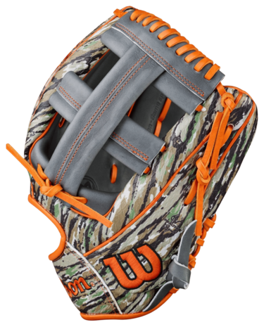 Wilson A2000 Gunnar Henderson 11.75" Infield Glove Camouflage/Black/Orange RHT