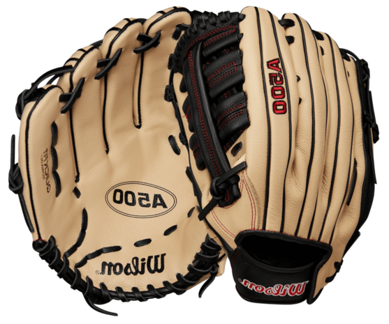 Wilson A500 12.5" Outfield Glove Tan/Black LHT