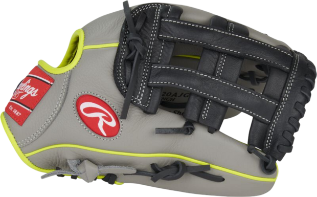 Rawlings Select Pro Lite Aaron Judge 12" Outfield Glove Grey/Black/Yellow RHT