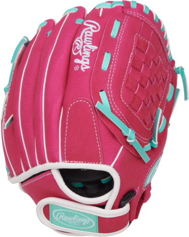Rawlings Sure Catch Softball 10.5'' Youth Glove Pink/Mint/White RHT