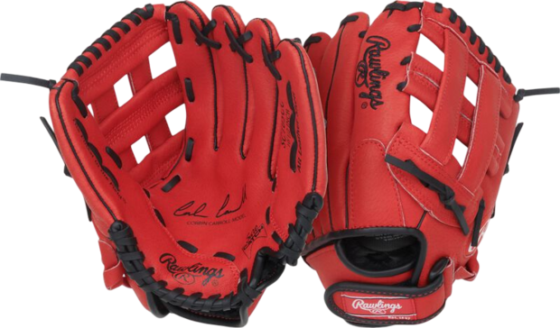 Rawlings Sure Catch Corbin Carrol 10.5" Youth Glove Red/Black RHT