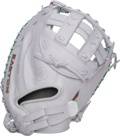 Easton Signature series Softball Jen Schro 34" Catcher Glove White/Teal RHT