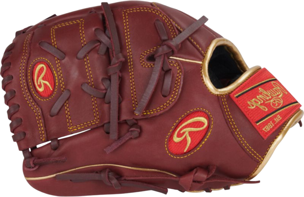 Rawlings R9 12" Infield/Pitcher Glove Cherry Red LHT