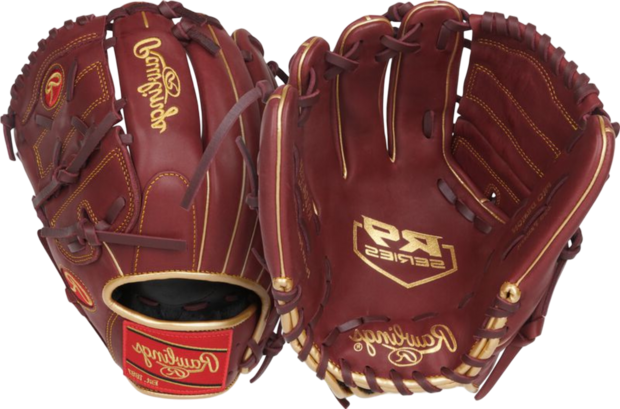 Rawlings R9 12" Infield/Pitcher Glove Cherry Red LHT
