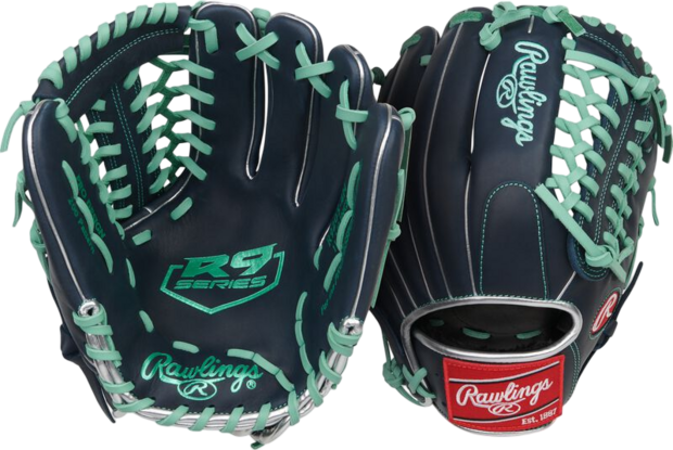 Rawlings R9 11.75" Infield/Pitcher Glove Navy/Mint RHT