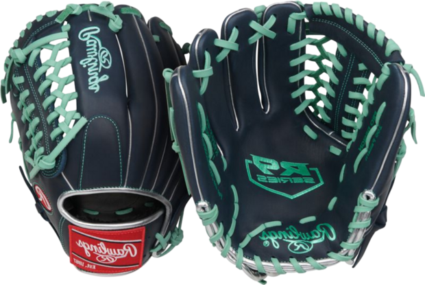 Rawlings R9 11.75" Infield/Pitcher Glove Navy/Mint LHT