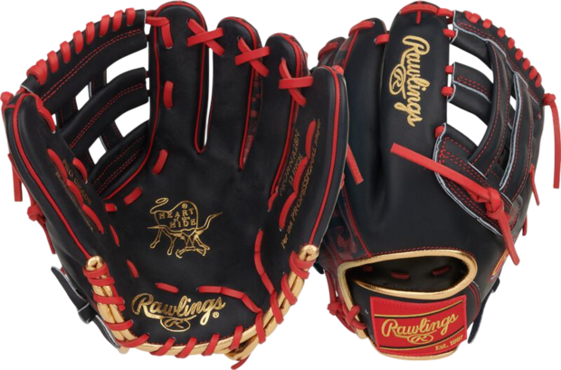 Rawlings Heart of the Hide Nolan Arenado 12" Infield Glove Navy/Scarlet RHT