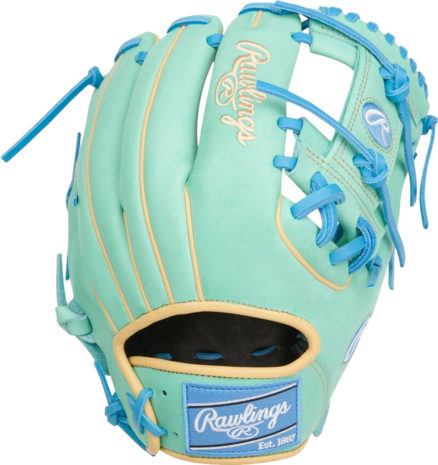 Rawlings Heart of the Hide 11.75" Infield Glove Mint /Columbia Blue RHT