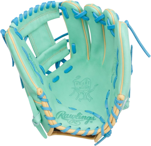 Rawlings Heart of the Hide 11.75" Infield Glove Mint /Columbia Blue RHT