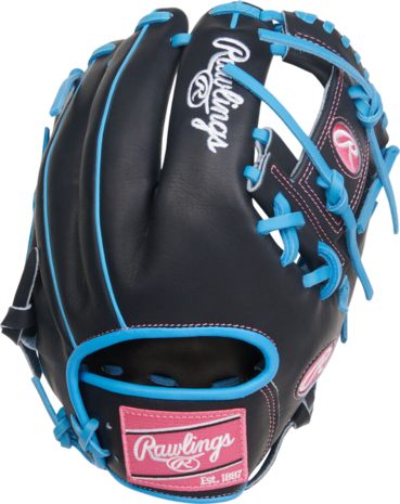Rawlings Heart of the Hide 11.75" Infield Glove Navy/Columbia Blue RHT