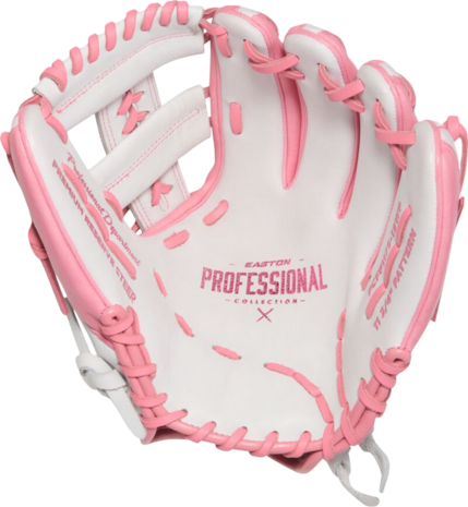 Easton Professional Collection 11.75" Infield Glove White/Pink RHT