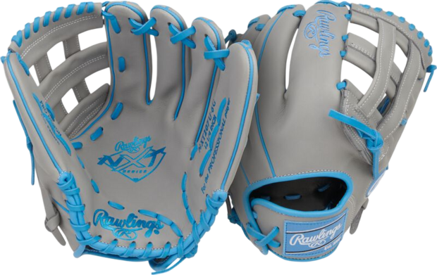 Rawlings NXT 12.25" Outfield Glove Grey/Baby Blue RHT