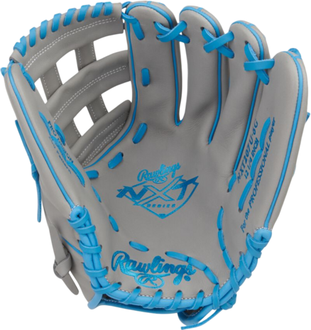 Rawlings NXT 12.25" Outfield Glove Grey/Baby Blue RHT
